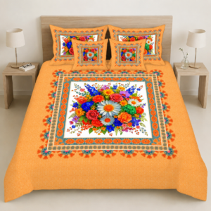 Floral Digital Bedsheet Set BY AR