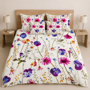 Elegant Wildflower Bedsheet by AR