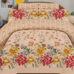 Sapphire Soft Floral Bedsheet by AR